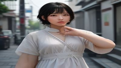 时尚穿搭Vlog封面，博主在城市街头展示秋季穿搭，自然光线，美女在线生活方式类内容典型样本